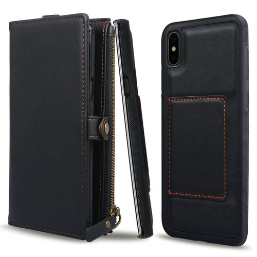 Custodia pelle per iphone x - in,